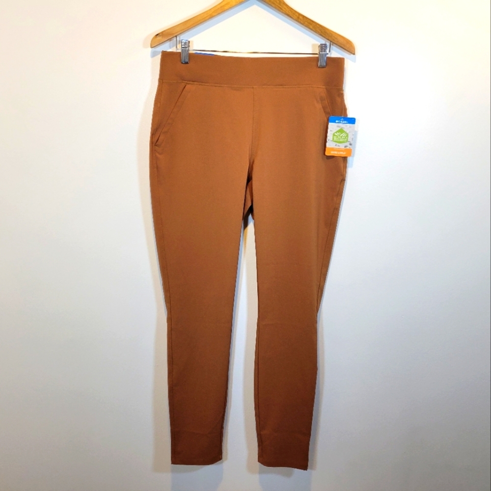 Columbia Anytime Slim Pull On Pants Women's Light Brown